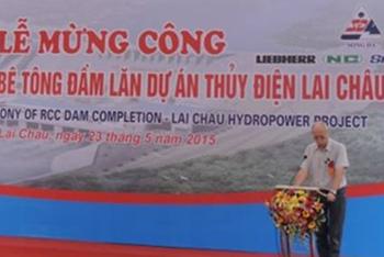 Lễ mừng công hoàn thành đập bê tông đầm lăn Dự án thuỷ điện Lai Châu
