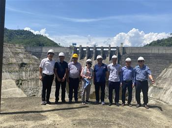 The Employer of the Tanahu Hydropower Project - Nepal pays a working visit to PECC1