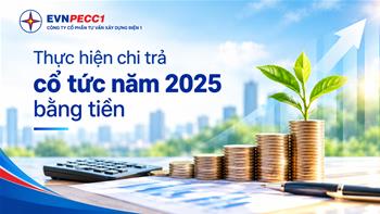 Thực hiện chi trả cổ tức năm 2025 bằng tiền