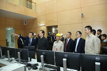 Thủ tướng Chính phủ Nguyễn Tấn Dũng tham dự và chỉ đạo tại Lễ mừng công phát điện tổ máy 1 Thủy điện Lai Châu