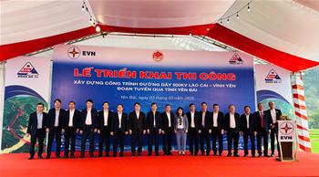 LỄ TRIỂN KHAI THI CÔNG DỰ ÁN ĐƯỜNG DÂY 500KV LÀO CAI – VĨNH YÊN